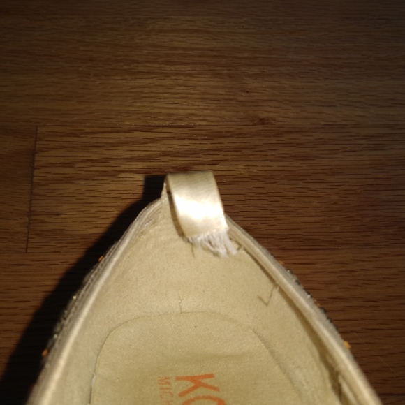 MICHEAL KORS Natural Gold Capri Flats - Picture 10 of 13